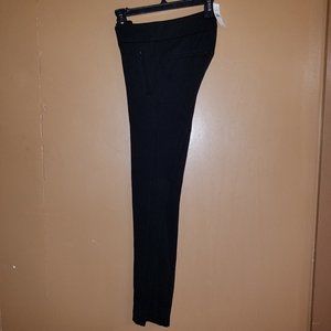 $69 LOFT Sz 00-PETITE BLACK ZIP POCKETS SKINNY NWT